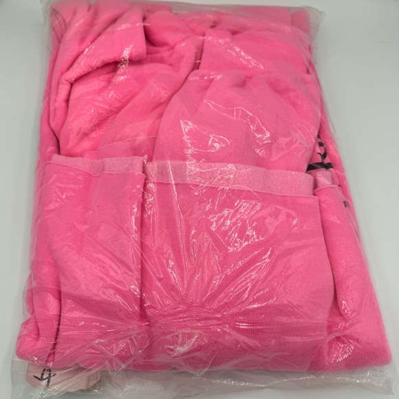 NWT Aviator Nation SET Malibu Chili Cook Off 2023 Neon Pink Sweatsuit matching - Picture 6 of 16